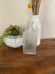 Antique Penslary Detroit Clear Embossed Glass Bottle - Etsy