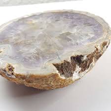 Rare Polished Amethyst Quartz Agate Cut Geode Rock Half - Etsy