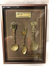 Games Of The XXIVTH Olympiad Seoul 1988 - Antique Brass Spoon Commemorative Set | eBay
