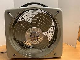 Vintage Arvin Industries Brown 2-Speed Box Fan 15x16 A | eBay