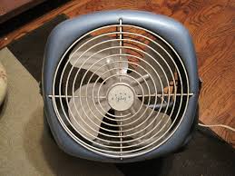 Vintage 1950s Galaxy Electric Fan: Retro Turquoise Tabletop ...