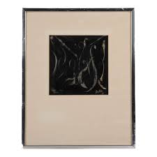 Vintage Abstract Metal Fine Art | Chairish