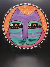 Laurel Burch 1998 Cat Plate | eBay
