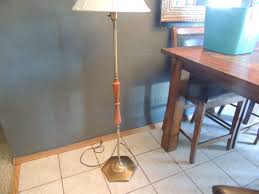 Midcentury Laurel Wood and Brass Floor Lamp ( Free Shipping ...