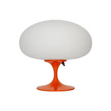 Stemlite Table Lamp in Orange by Designline - Mid Century ...