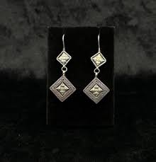 Vintage Turkmen Afghan Traditional Sterling Silver And Gold Plated Boho Earrings | eBay