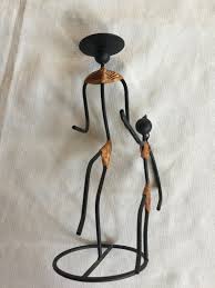 Danish Candle Holder, Tribal Candle Holder, Wrap Metal ...