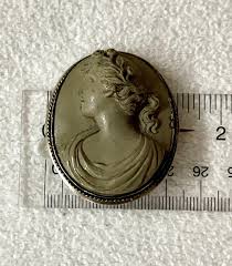 Beautiful Victorian Lava High Profile Cameo | eBay