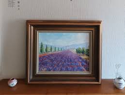 Lavender in Provence, Original Oil on Canvas - Etsy