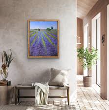 Original Fine Art Print, Pastel Lavender Field Original ...