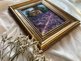French Provence Landscape Unframed Print | Soft Pastel ...