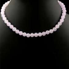 Lavender Jade Beaded Necklace: Handmade Purple Gemstone ...