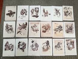 38 pieces Lawson Wood monkey prints used as advertising for 3M in the 1930's | eBay