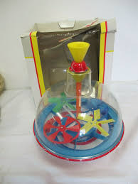 VINTAGE PANORAMA KREISEL SPINNING TOP TOY ...