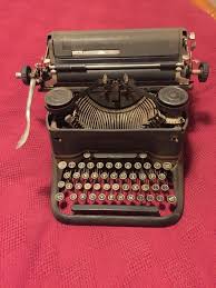 Antique typewriter. L C Smith