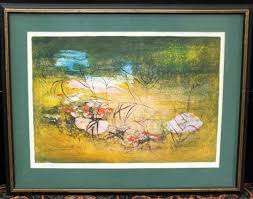Hoi Lebadang Lithograph Print Landscape Signed Art Framed ...