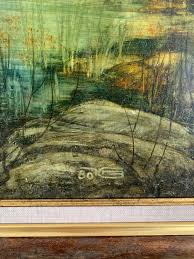 Kabichenko, Bright Impressionist Oil Painting "forest Lake ...