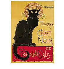 Tournee Du Chat Noir Poster 24x36 Le Chat Noir Black Cat ...