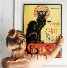 1896 Black Cat - du Chat Noir - French Art Nouveau Poster ...