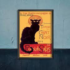 Rodolphe Salis Le Chat Noir Poster - Poster ...