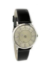 Vintage Jaeger LeCoultre 33mm 14k White Gold Diamond Mystery ...