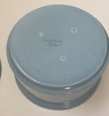 Santa Anita Ware Casserole Serving Dish Lid MCM Vintage 50s Blue Small Farmhouse | eBay