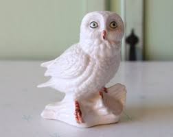 1970s Retro Owl Figurine: Kitsch Ceramic Home Decor (4x4 ...