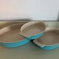 Le Creuset 3 Piece Oval Baking Set in | Mercari
