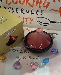 LE CREUSET MINI TAJINE PINK TAGINE SET ROSE QUARTZ STONEWARE RARE AUTHENTIC NIB | eBay