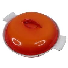 Vintage Descoware Belgium Cast Iron Enamel Dutch Oven FE 17 ...