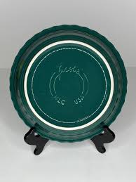 Fiesta Ware Retired Evergreen Pie Plate Pan Baking Dish Dip ...