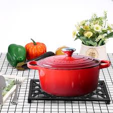 Sumnacon 2Pcs Rectangle 10 x 6.1 Inch Cast Iron Trivet - Rustic Heat Resistant Metal Trivet for