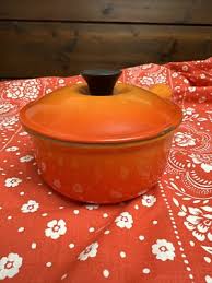Le Creuset #14 Cast Iron Enamel Sauce Pan Orange Ombré ...