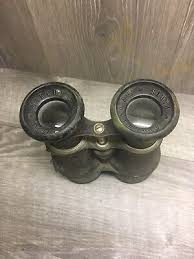 Vintage Antique Verdi Fabt Paris Brass Binoculars Nice ...