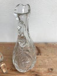 Glass Vinaigrette Bottle With Stopper, Vintage, Dressing ...