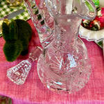 Vintage Crystal Decanter, Cut Frosted Glass, Lead Crystal ...