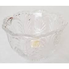 Vintage Lead Crystal Bowl Poland Fifth Avenue Crystal | Chairish