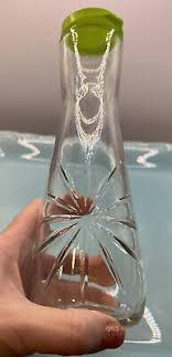 vintage salad pride glass shaker bottle, green top | eBay