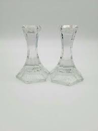 Towle Crystal Candlesticks set of 2 | eBay