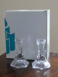 Vintage Austrian Lead Crystal Candlesticks (24% Lead Crystal ...