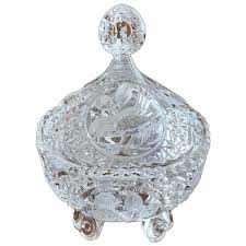 VAC- Hofbauer Glass The Byrdes Collection Candy Dish with ...