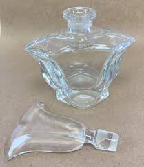 Glass perfume decanter with glass stopper | eBay