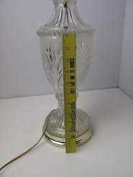 Vintage ~ Rare ~ Heavy ~ glass ~ Crystal ~ Metal ~ table ...