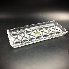 Vintage Echt Bleikristall Crystal Serving Tray | Elegant ...