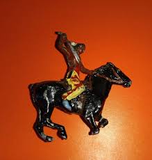 Vintage Lead Indian Chief Native American on Horse | eBay