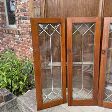 SG4754 set up for matching leaded glass cabinet doors 14 x 40.25 | eBay