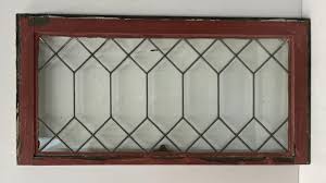 Lot - 2pc Leaded Glass Windows