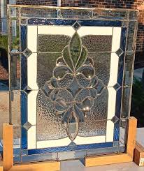 Stained Glass Window - W-505 Elegant Bevel Cluster - Etsy