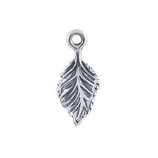 Sterling Silver Rose Leaf Component - RioGrande