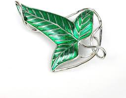 Amazon.com: aolongwl Brooches The Lord of Rings Leaf Brooch ...